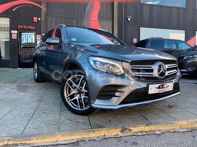 Usado Mercedes GLC220 AMG line 170 CV (125 kW) 2015 Gris / plata SUV