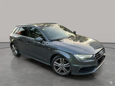 Usado Audi A3 S-Line 150 CV (110 kW) 2014 Gris / plata Berlina