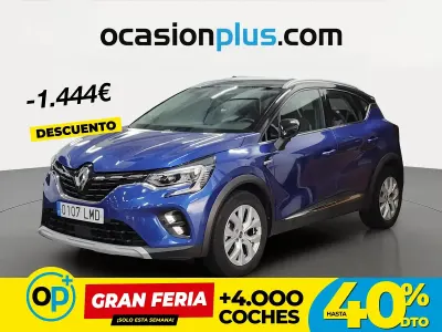 Usado Renault Captur Zen 130 CV (95 kW) 2021 Azul SUV