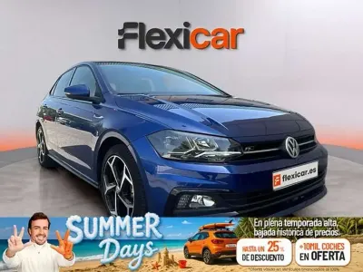 Usado VW Polo R-line 95 CV (69 kW) 2018 Azul Utilitario