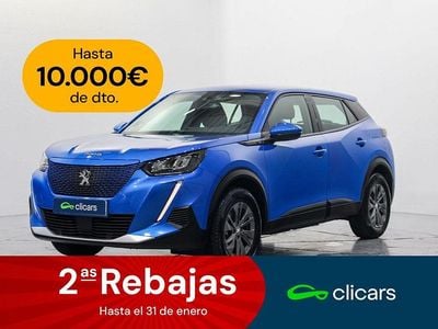 Azul Usado 2021 Peugeot e-2008 Active SUV | 13.990 € (Precio justo)
