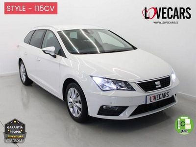 Usado Seat Leon ST Style 115 CV (84 kW) 2020 Blanco Familiar