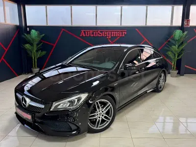Usado Mercedes CLA200 Shooting Brake 136 CV (100 kW) 2018 Negro Familiar