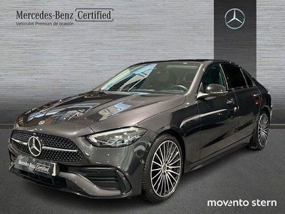 Usado Mercedes C220 AMG line 200 CV (147 kW) 2025 Gris Berlina
