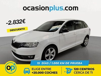 Usado Skoda Rapid Ambition 90 CV (66 kW) 2017 Blanco Berlina