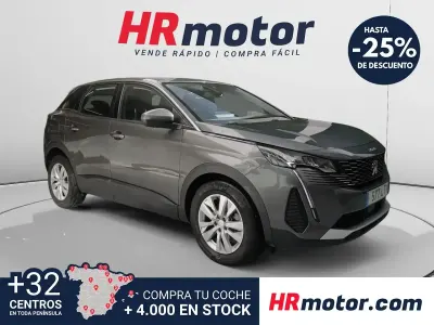 Usado Peugeot 3008 Active 130 CV (95 kW) 2021 Gris SUV