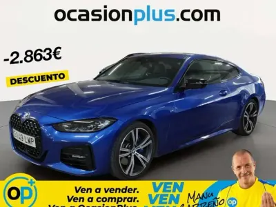 Usado BMW 420 190 CV (139 kW) 2021 Azul Coupe