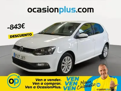 Usado VW Polo 75 CV (55 kW) 2017 Blanco Berlina