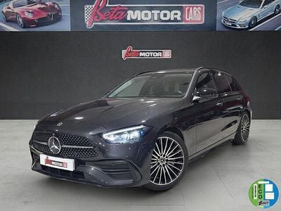 Usado Mercedes C220 200 CV (147 kW) 2022 Gris Familiar
