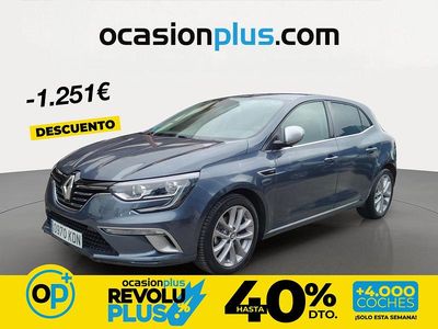 Usado Renault Mégane GT Line GT-Line 130 CV (95 kW) 2017 Gris Berlina