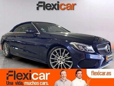 Usado Mercedes C220 170 CV (125 kW) 2017 Azul Descapotable