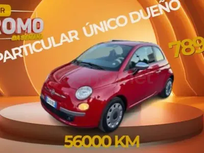 Usado Fiat 500 Lounge 69 CV (50 kW) 2014 Rojo Berlina