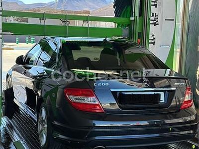 Usado Mercedes C200 Elegance 163 CV (119 kW) 2008 Negro Berlina