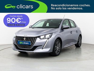 Usado Peugeot 208 Active 75 CV (55 kW) 2021 Gris Utilitario