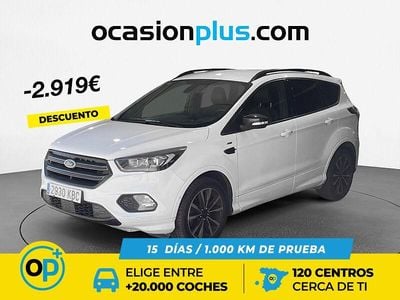 Blanco Usado 2017 Ford Kuga ST-Line SUV | 12.871 € (Precio justo)