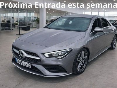 Usado Mercedes CLA200 150 CV (110 kW) 2020 Gris / plata Berlina
