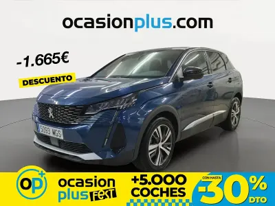 Käytetty Peugeot 3008 Allure 130 HP (95 kW) 2023 Sininen Katumaasturi