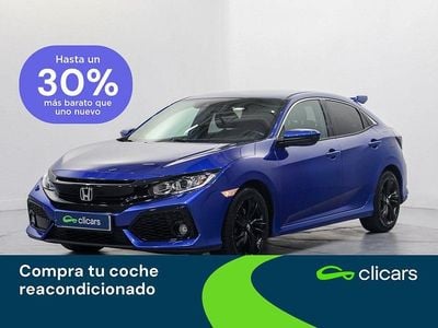Usado Honda Civic Elegance 120 CV (88 kW) 2019 Azul Berlina