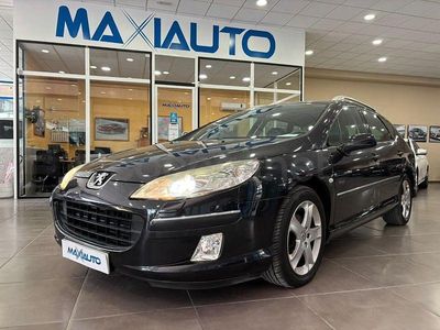 Usado Peugeot 407 Sport 136 CV (100 kW) 2004 Negro Familiar