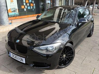 Usado BMW 114 102 CV (75 kW) 2012 Negro Utilitario