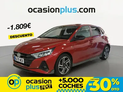 Usado Hyundai i20 N Line 79 CV (58 kW) 2024 Rojo Berlina