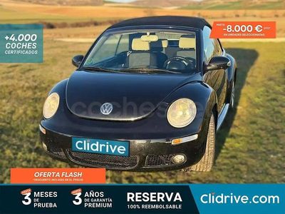 Usado VW New Beetle 102 CV (75 kW) 2007 Negro Utilitario