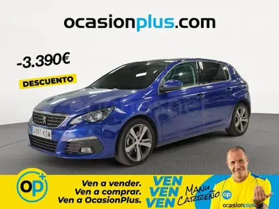 Usado Peugeot 308 Allure 120 CV (88 kW) 2018 Azul Berlina