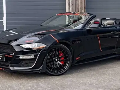 Usado Ford Mustang GT 449 CV (330 kW) 2018 Negro Descapotable