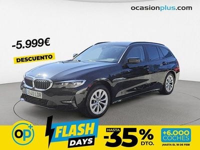 Usado BMW 318 150 CV (110 kW) 2019 Negro Familiar