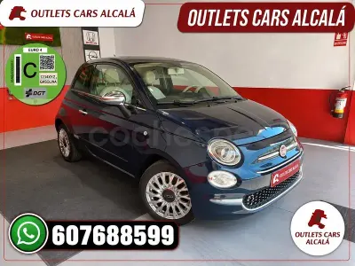 Usado Fiat 500 Lounge 69 CV (50 kW) 2019 Azul Berlina