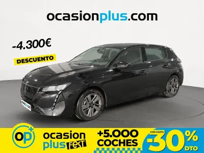 Usado Peugeot 308 Active 130 CV (95 kW) 2024 Negro Berlina