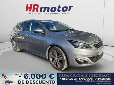Gris Usado 2015 Peugeot 308 Allure Familiar | 8590 € (Precio justo)
