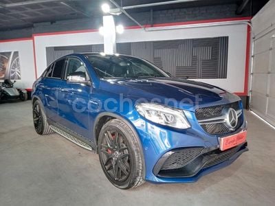 Usado Mercedes GLE63 AMG 585 CV (430 kW) 2018 Azul Coupe