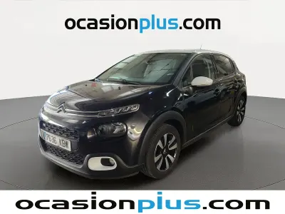 Usado Citroën C3 PureTech 82 CV (60 kW) 2017 Negro Utilitario