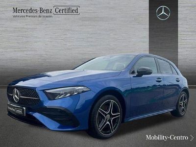 Usado Mercedes A250 AMG line 218 CV (160 kW) 2024 Azul espectra Berlina