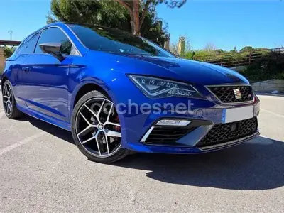 Usado Seat Leon SC FR 184 CV (135 kW) 2017 Azul Utilitario