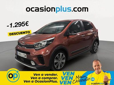 Brugt Kia Picanto X-Line 100 HK (73 kW) 2019 Orange Hatchback