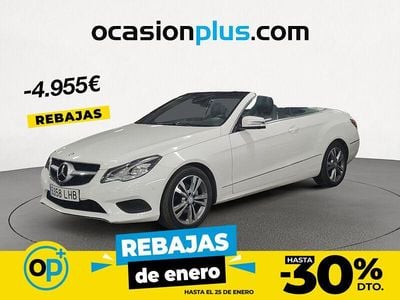Blanco Usado 2015 Mercedes E220 Descapotable | 22.490 € (Precio justo)