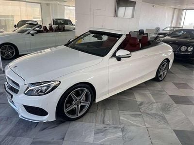 Usado Mercedes C220 194 CV (142 kW) 2018 Blanco Descapotable