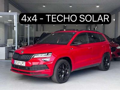 Usado Skoda Karoq SportLine 150 CV (110 kW) 2021 Rojo SUV