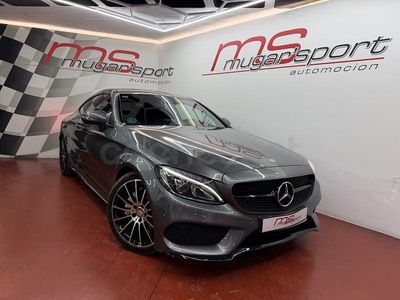 Usado Mercedes C220 AMG line 170 CV (125 kW) 2016 Gris / plata Coupe
