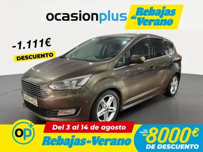 Usado Ford C-MAX Titanium 120 CV (88 kW) 2017 Marrón Monovolumen