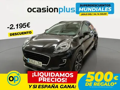 Usado Ford Puma Titanium 125 CV (91 kW) 2022 Negro SUV