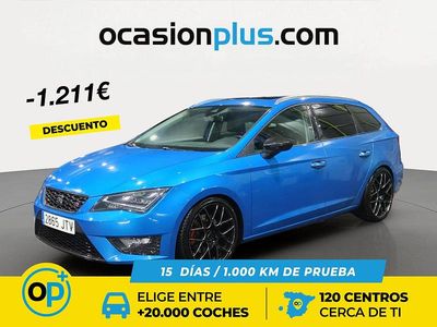 Azul Usado 2016 Seat Leon FR Familiar | 16.350 € (Caro)