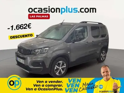 Usado Peugeot Rifter GTi 102 CV (75 kW) 2022 Gris Monovolumen