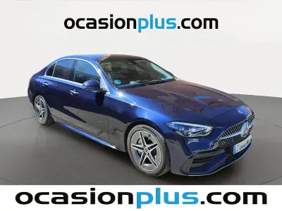 Usado Mercedes C200 AMG 163 CV (119 kW) 2023 Azul Berlina
