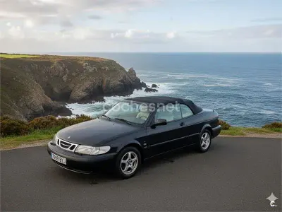 Usado Saab 9-3 150 CV (110 kW) 2002 Negro Descapotable