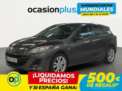 Usado Mazda 3 Active 105 CV (77 kW) 2010 Gris Berlina