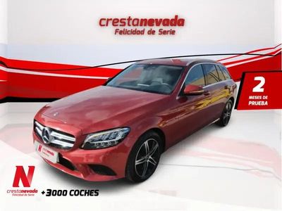 Usado Mercedes C200 160 CV (117 kW) 2020 Granate Familiar