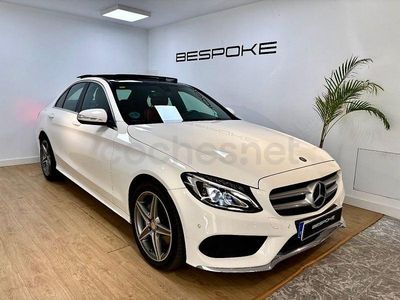 Używany Mercedes C220 AMG line 170 KM (125 kW) 2015 Biały Sedan/Limuzyna